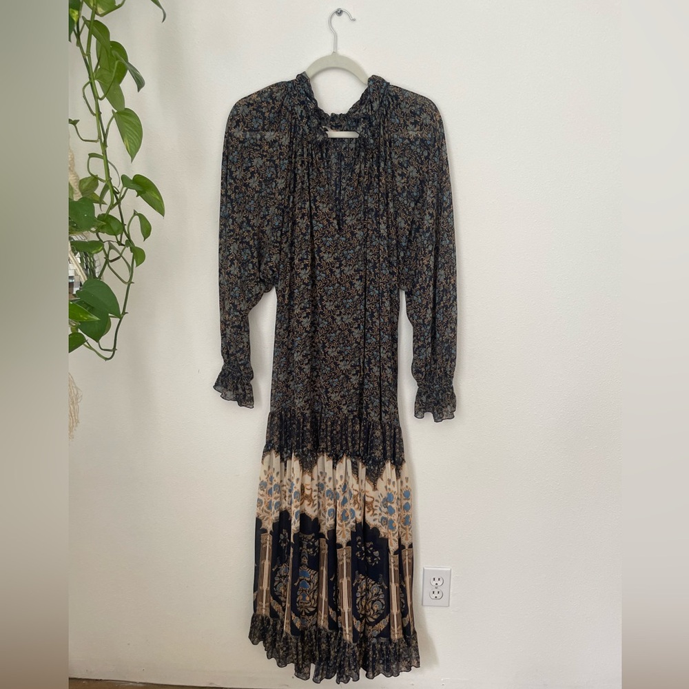 Free People Flowy maxi printed dress